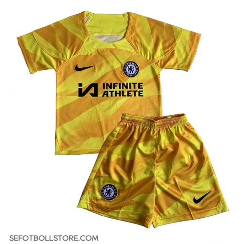 Chelsea Målvakt Replika babykläder Tredjeställ Barn 2023-24 Kortärmad (+ korta byxor)